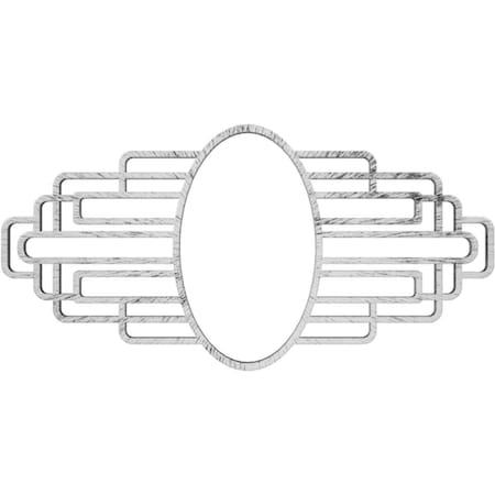 Elizabeth Architectural PVC Pierced Ceiling Medallion, 28W X 14H X 13 1/4IH X 7 3/4IW X 3/4P